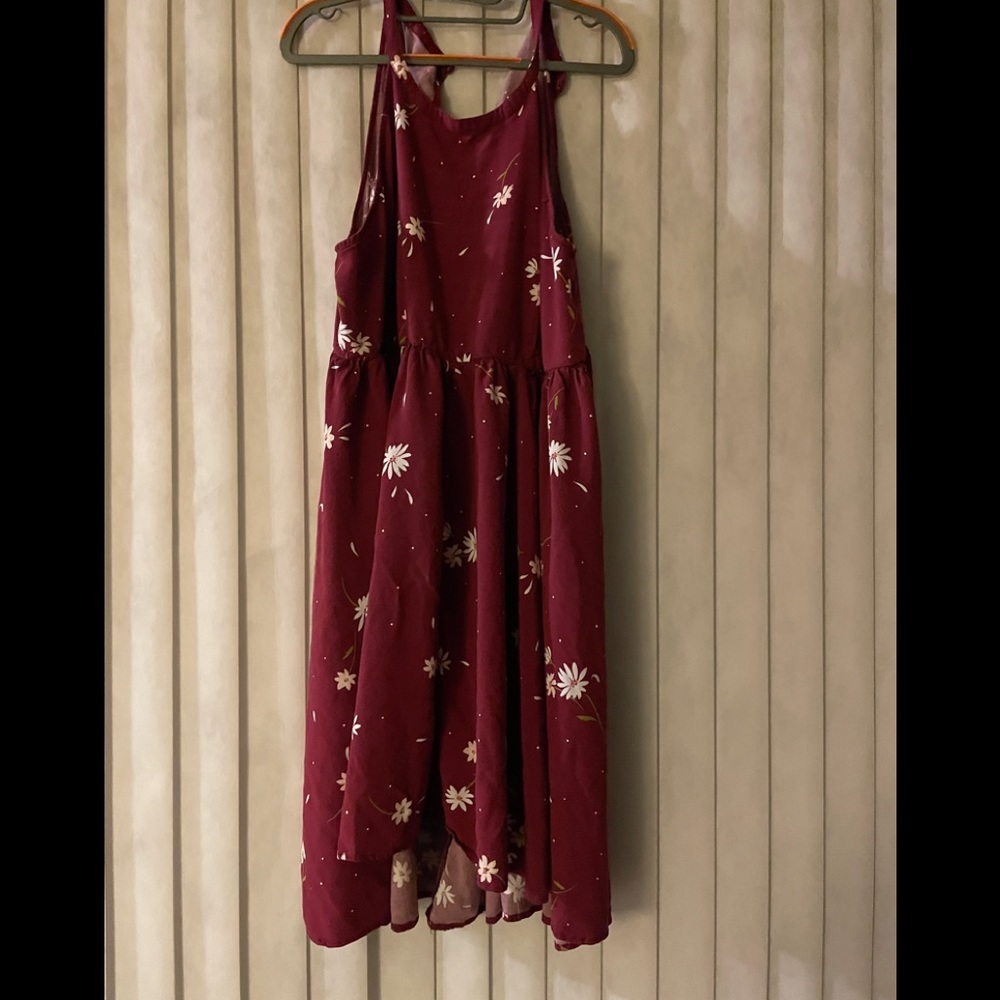 Torrid Magenta Colored Floral Dress Size 3